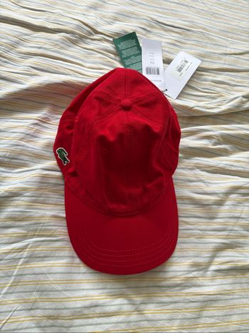 Casquette Lacoste Rouge taille unique