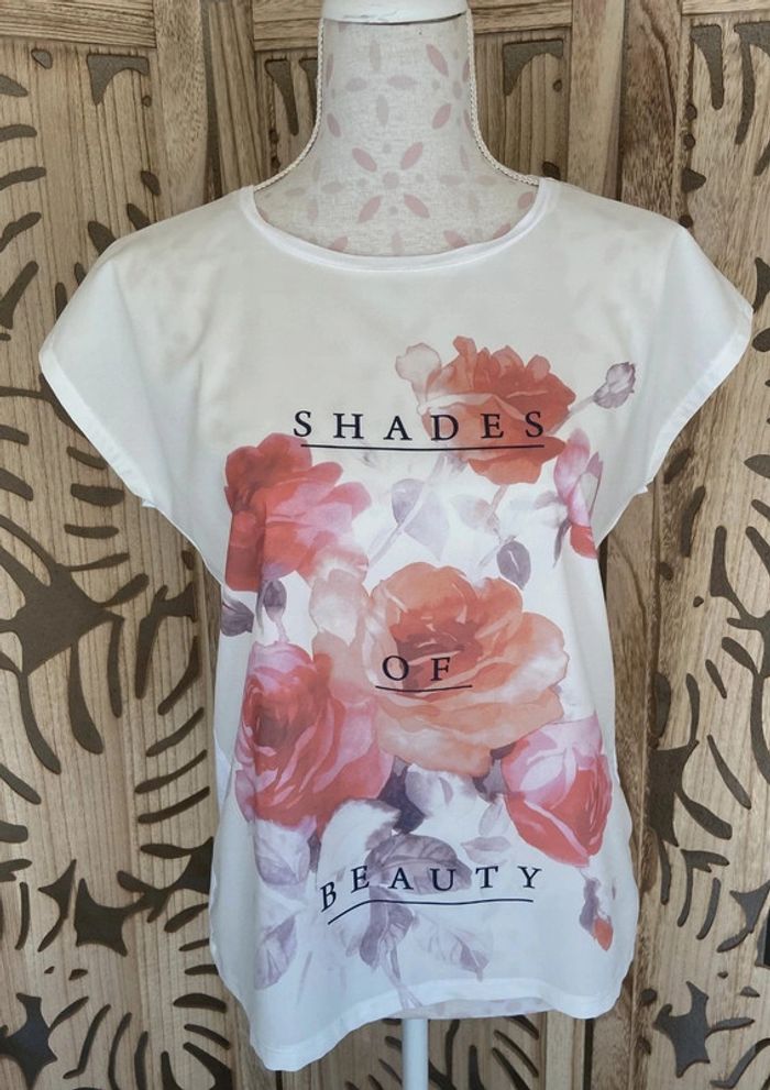Blouse fluide et légère imprimée fleurs