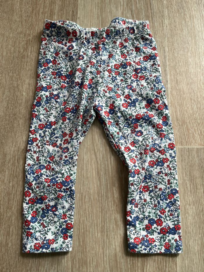 Legging fleuri h&m 9/12mois (80cm)