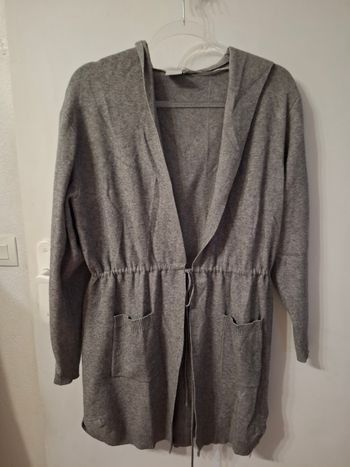 Cardigan ichi avec capuche taille 38 en très bon état