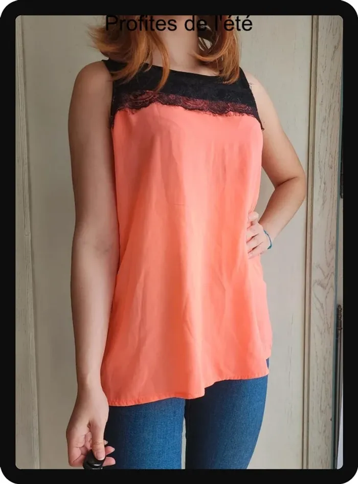 Haut long Blouse été dentelle - photo numéro 3