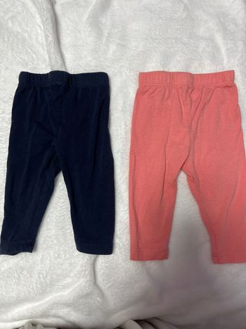 Lot de 2 leggings 3 mois