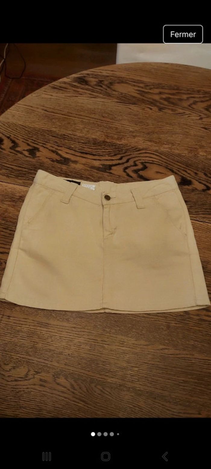 Mini jupe Beige Lee taille S - photo numéro 3