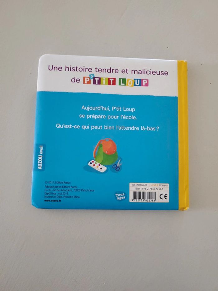 Livre p'ti loup rentre à l ecole - photo numéro 2