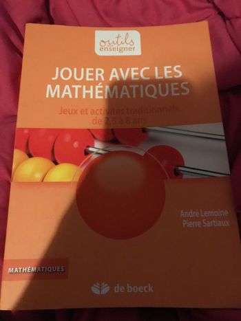 Jouer avec les mathématiques De Boeck