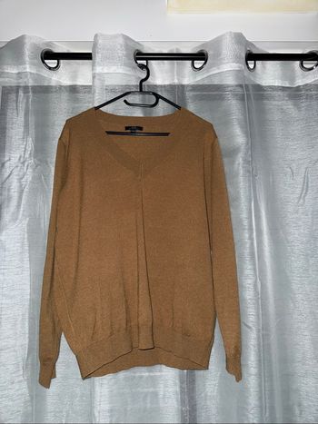 Pull Shein col V marron - Taille L - Neuf jamais porté