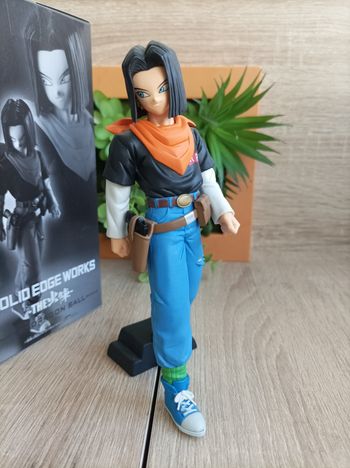Figurine android C-17 Dragon Ball Z DBZ banpresto solid edge works Bandai Namco