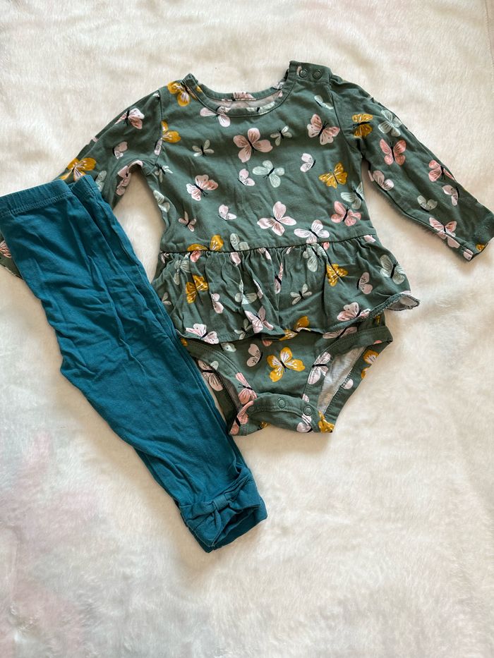 Ensemble body manches longes avec son legging