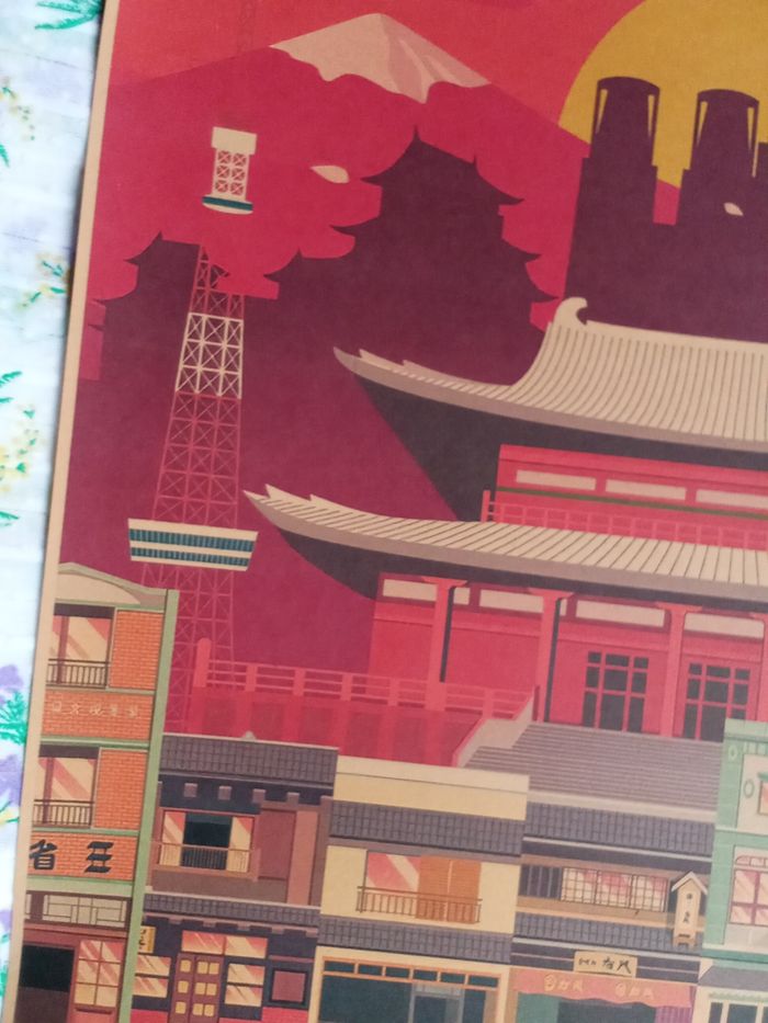 AFFICHE POSTER A3 JAPON TOKYO - photo numéro 4