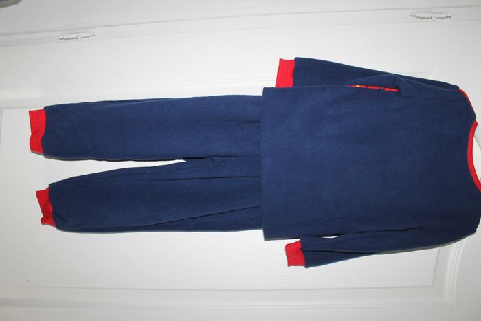 pyjama polaire mickey bleu et rouge 5 ans - photo numéro 2