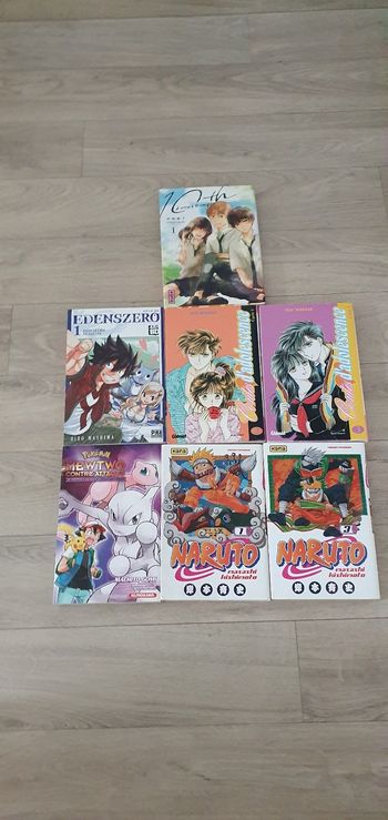 Lot de 7 mangas