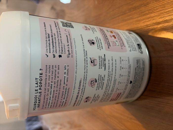 Lait popote 1er âge - photo numéro 2