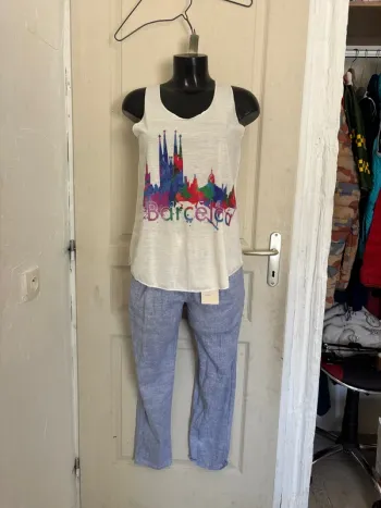 Ensemble, pantalon débardeur, 448