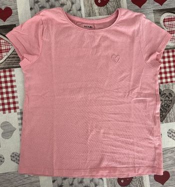 T-shirt fille rose - 8 ans