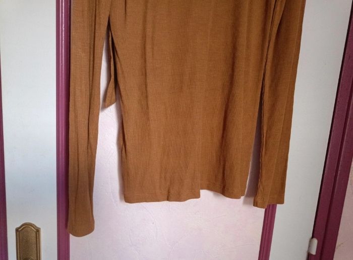 Haut marron manches longues T.38/40 neuf avec 🏷 - photo numéro 9