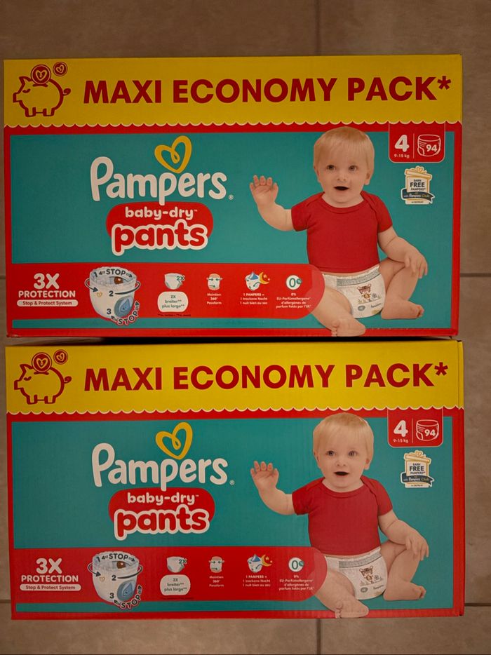 Couches Pampers Taille 4 Neuf