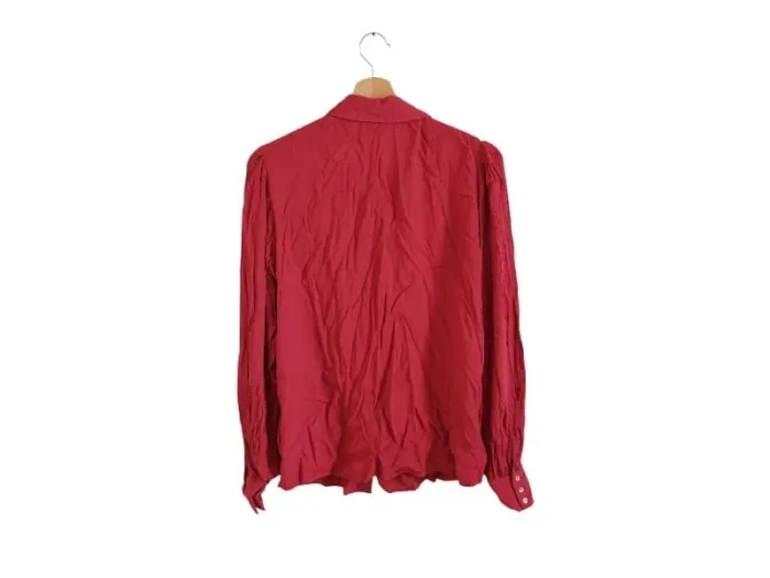 C56 chemise bordeaux Camaïeu L - photo numéro 2