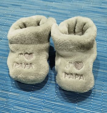 Chausson j'aime papa