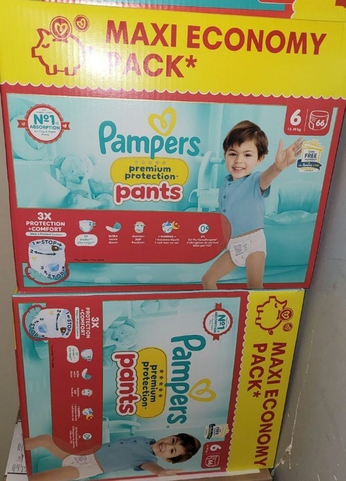 Couches pampers premium protection pants T6