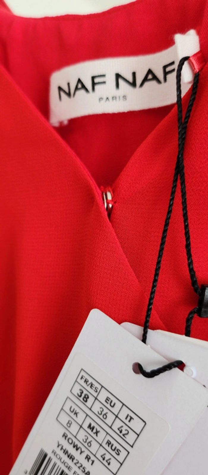 Robe patineuse rouge taille M Naf Naf - photo numéro 4