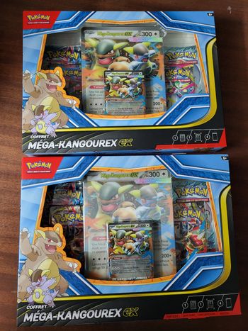 Lot Coffret pokemon Méga Kangourex ex scellé Français 