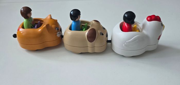 123 playmobil train des animaux 6767 complet - photo numéro 2