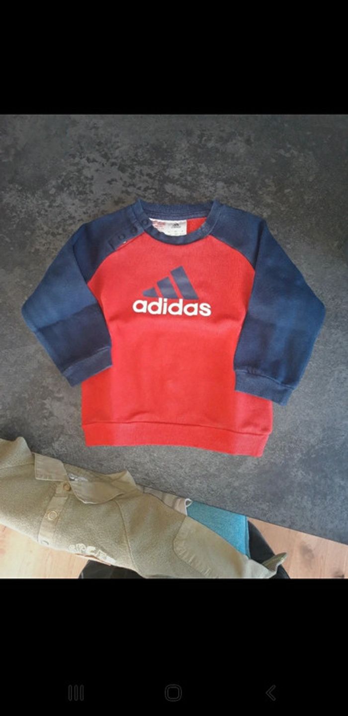 Sweatshirt adidas 9/12 mois