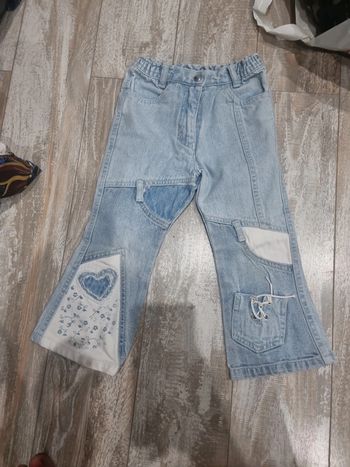 Jeans évasé #orianablfille2ans