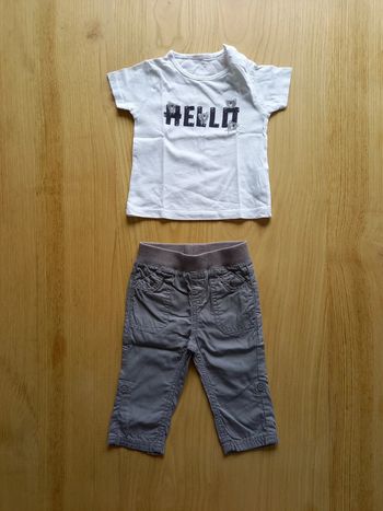 Ensemble kiabi taille 6 mois