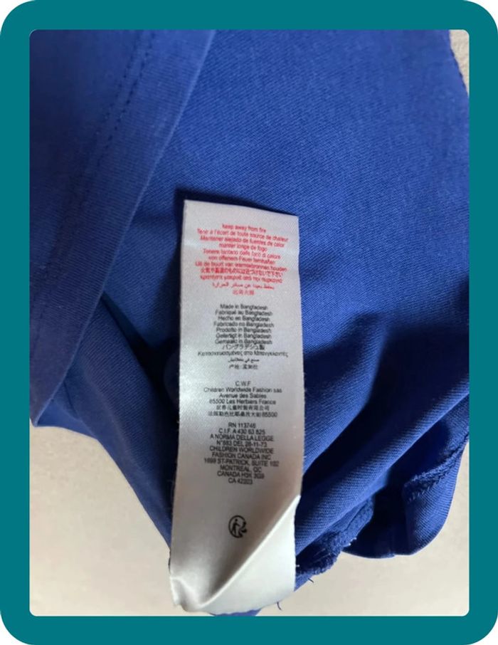 T-shirt jersey de coton imprimé logo 12 mois - Hugo Boss - photo numéro 7