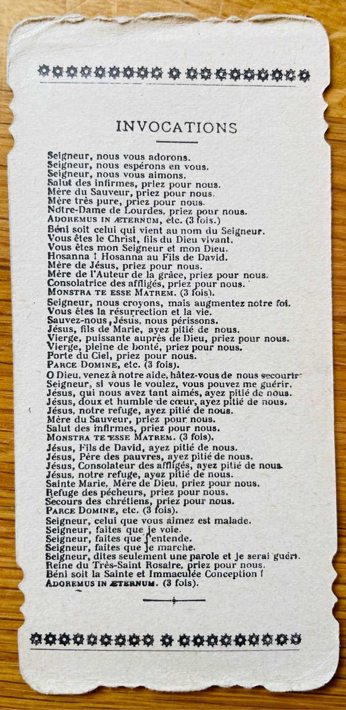 *Lot 4 images pieuses anciennes Vierge Marie et prière - photo numéro 4