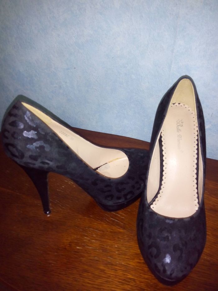Faby27800 Chaussures escarpins "Belle Women"  Imprimé Animal Noir et gris Pointure 39 - photo numéro 2