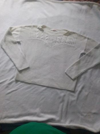 Petit pull blanc 38