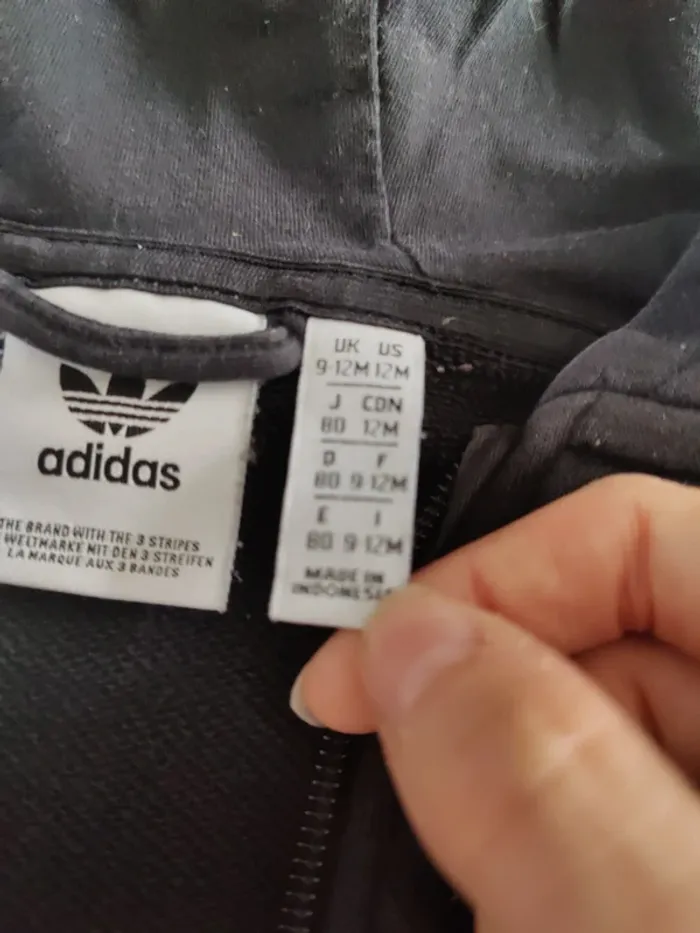 Gilet adidas 9-12mois - photo numéro 5