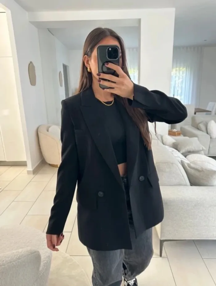 Blazer Zara noir🖤 - photo numéro 3