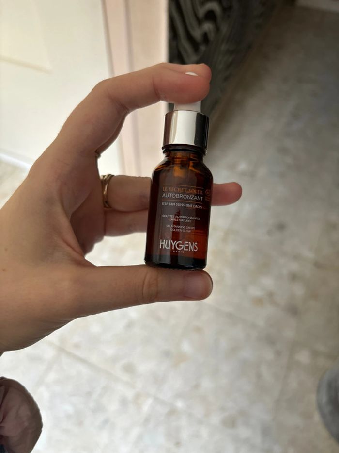 Huygens gouttes auto bronzantes