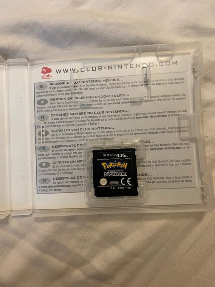 Pokémon Version Noire – Nintendo DS – État Parfait 🔥 rare & collector - photo numéro 2