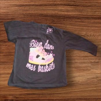 T-shirt marron foncé - 18 Mois - Kimbaloo