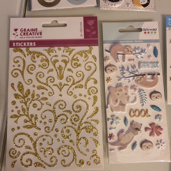 Lot planches de stickers - photo numéro 4