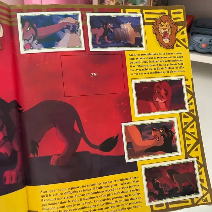 Album panini le roi lion vintage - photo numéro 13