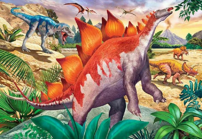 Puzzle MAMOUTH ET DINOSAURES 2x24 pièces  Ravensburger 051793 - photo numéro 3
