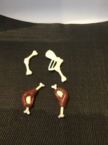 Playmobil lot carcasses jambons viande pour lions tigres félins Zoo 6634 pièces détachées