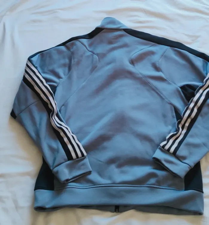 Veste Adidas bleue grise - photo numéro 3
