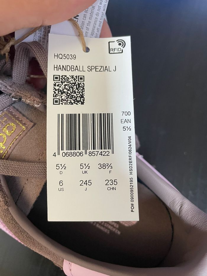 Adidas Handball Spezial Chalky Brown Clear Pink - photo numéro 10