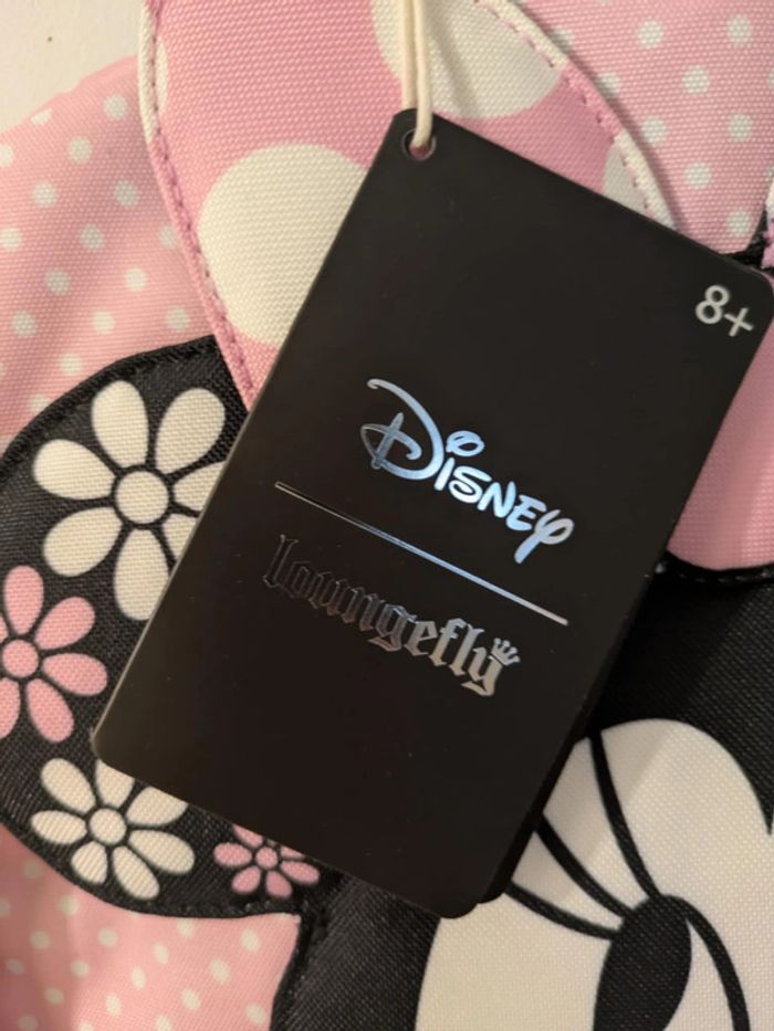 Sac à dos Loungefly backpack Minnie "Floral rock the dots" - photo numéro 3