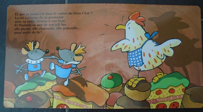 Livre cartonné "Poulette et Gros Chat" - photo numéro 6