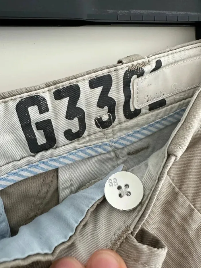 Short chino G-Star 3301 femme, taille 27 - photo numéro 4