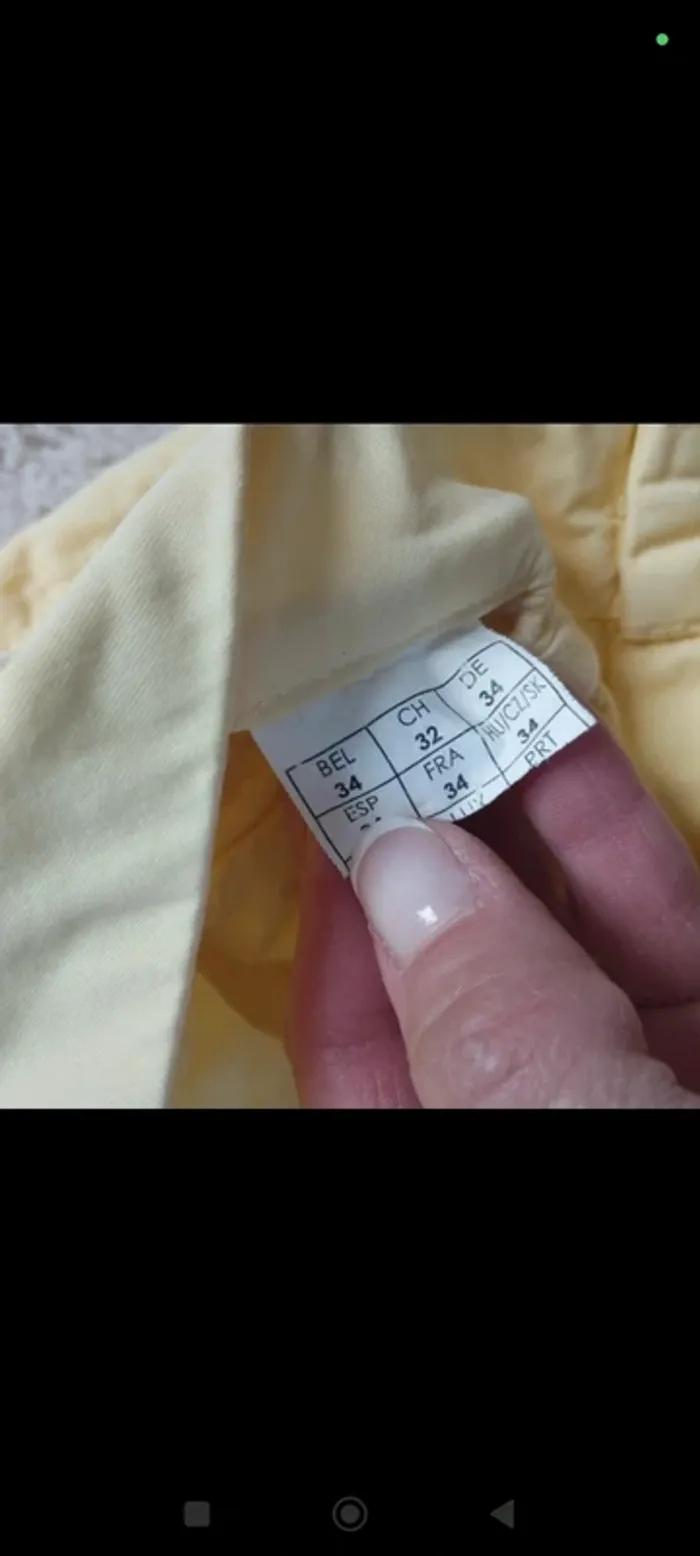 Pantalon chino jaune Promod 34 - photo numéro 4
