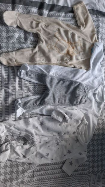 Lot 3 pyjamas en velours