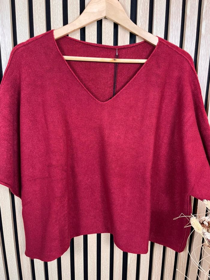 Pull bordeaux - photo numéro 2